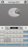 Old Keys E611 Keyboard Theme screenshot 6