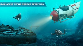 Submarine Titans Rescue Ship screenshot 1