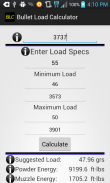 Bullet Load Calculator screenshot 1