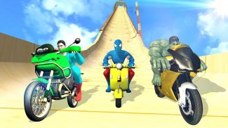 Super Hero Bike Mega Ramp screenshot 6