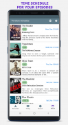 TV Show Schedule - Track Your Favorite TV Shows screenshot 1