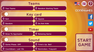 Codenames Gadget screenshot 1