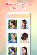 Hairstyles step by step screenshot 1