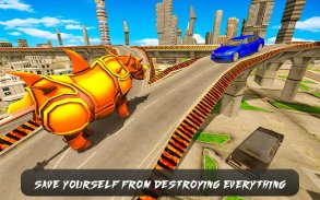 Rhino Robot Car Transformation 2020 screenshot 1