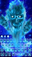 Hell Fire Skull Galaxy Magic Keyboard screenshot 2