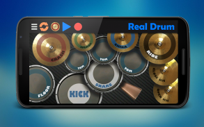 Real Drum: เล่นกลองชุดไฟฟ้า screenshot 1