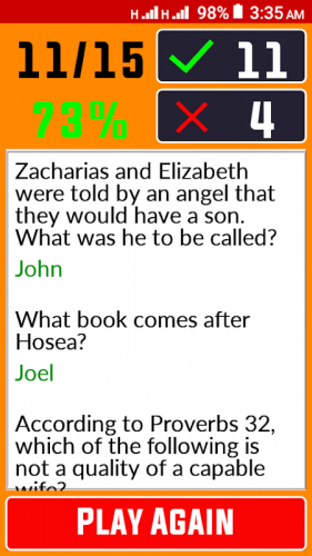 Bible Quiz Trivia Questions Answers 1 0 6 Descargar Apk Android Aptoide