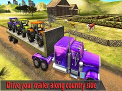 Farm Tractor 3D Transport: Truck Driving Simulator screenshot 3