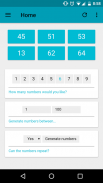 Lottery Numbers Generator screenshot 0