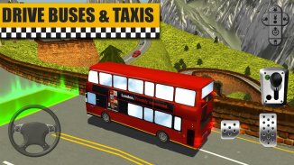 Bus & Taxi Driving Simulator screenshot 12