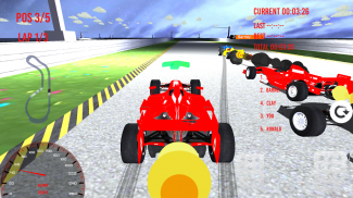 Free Cartoon Formula Racing 3D screenshot 3