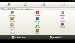 Cache Pulizia Facile ‪Italiano screenshot 4