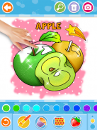 Fruits and Vegetables Coloring screenshot 2