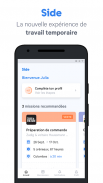 Side - flexible jobs, temporary work screenshot 1