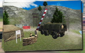 ارتش راننده کامیون 3D - سنگین حمل و نقل چالش screenshot 0