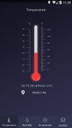 Термометр - гигрометр и температура окружающей screenshot 3