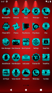 Cyan and Black Icon Pack Free screenshot 21