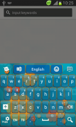 Fleur GO Keyboard screenshot 1