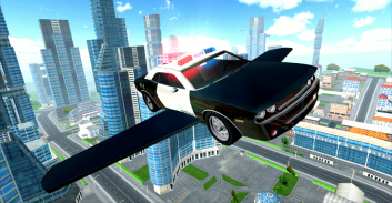 Flying Police Car Driving screenshot 3