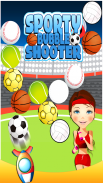 sporty bubble shooter screenshot 1