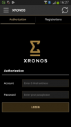 Xronos Wallet screenshot 0