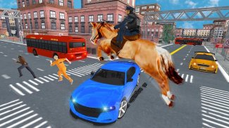 US Police Horse Criminal Chase screenshot 0