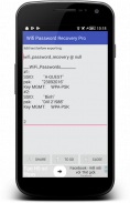 Wifi Password Recovery Pro (RO screenshot 2