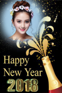 New Year Photo Frame 2018 screenshot 3