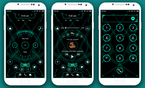 Futuristic Launcher 3 -AppLock screenshot 5