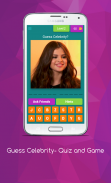 Guess Celebrity- Quiz and Game screenshot 3