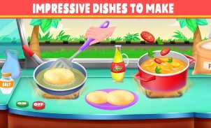 Indian Street Food Chef: Restaurant Cooking Games screenshot 0