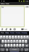 Polish Keyboard Plugin screenshot 1