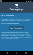 Floating Apps - DOCS Module screenshot 0