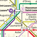 Metro Paris Map: Offline map of the Paris Metro Icon
