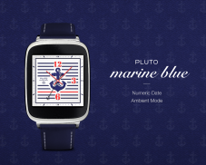 Marine Blue watchface by Pluto screenshot 0