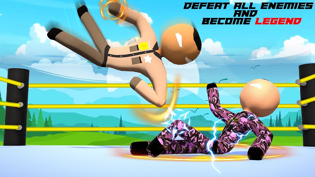 Stickman Ring Fighting Game Game for Android - Download