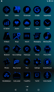 Black and Blue Icon Pack ✨Free✨ screenshot 14