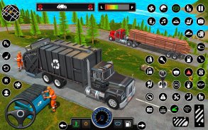 Offroad کامیون زباله: کامیون بازی کامیون رانندگی screenshot 1