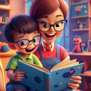 Reading App for Kids Books Icon