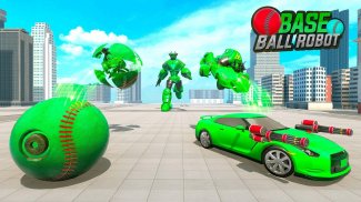 Robot Game: Baseball Robot Car screenshot 1