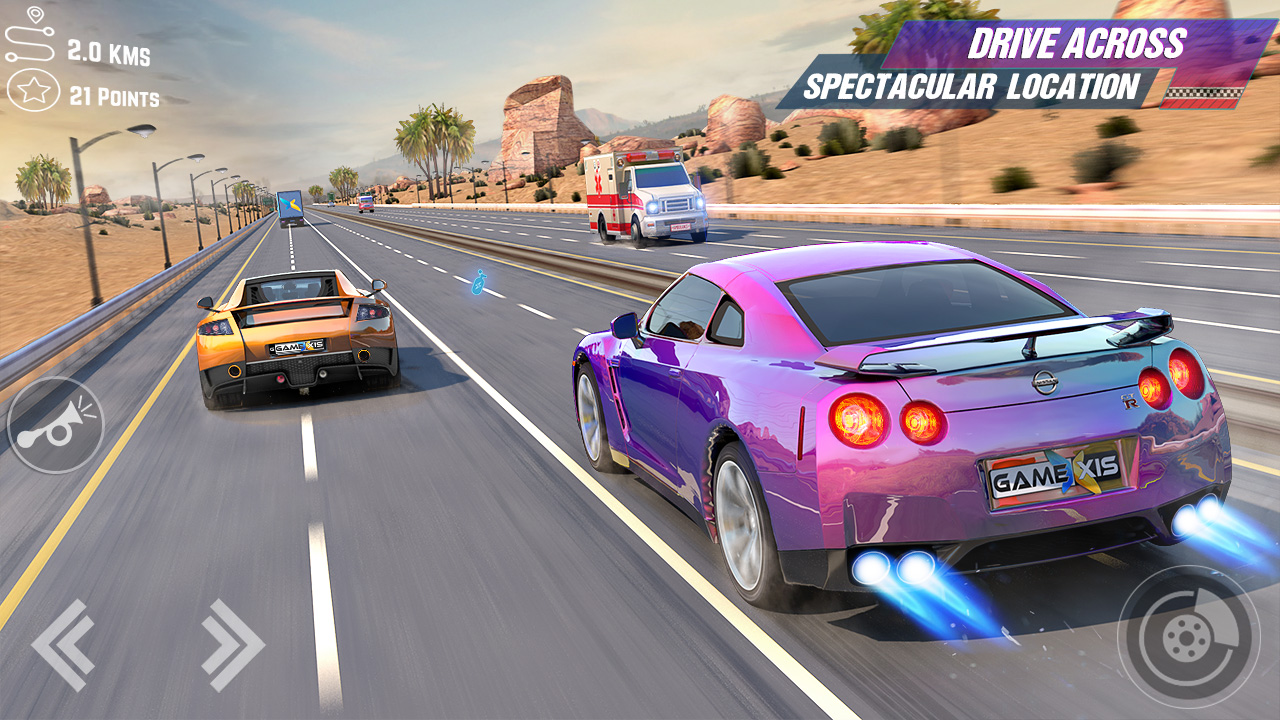 nova estrada de corrida: jogos de carros 2019 Android Jogos APK (com.gamexis.racing.ferocity.apps)  por GAMEXIS - Faça o download para o seu celular a partir de PHONEKY