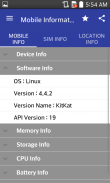 Mobile, SIM and Location Info screenshot 5