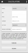 Calcolatore TDEE screenshot 1