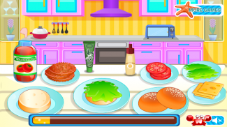 Hăm-bơ-gơ Mini,Trò chơi nấu ăn screenshot 2
