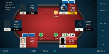Offline Poker AI - PokerAlfie screenshot 2