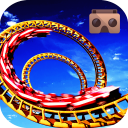 Crazy roller coaster for VR Icon