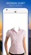 Woman Shirt Photo Frames screenshot 3