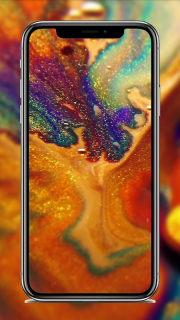 Dynamic Liquid Wallpaper for iPhone X