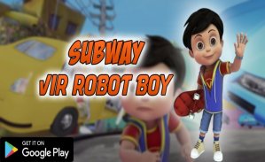 Subway Vir The Robot Boy Skateboard - Endless Rush screenshot 4