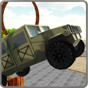 4x4 Off Road Army Jeep Stunts Icon